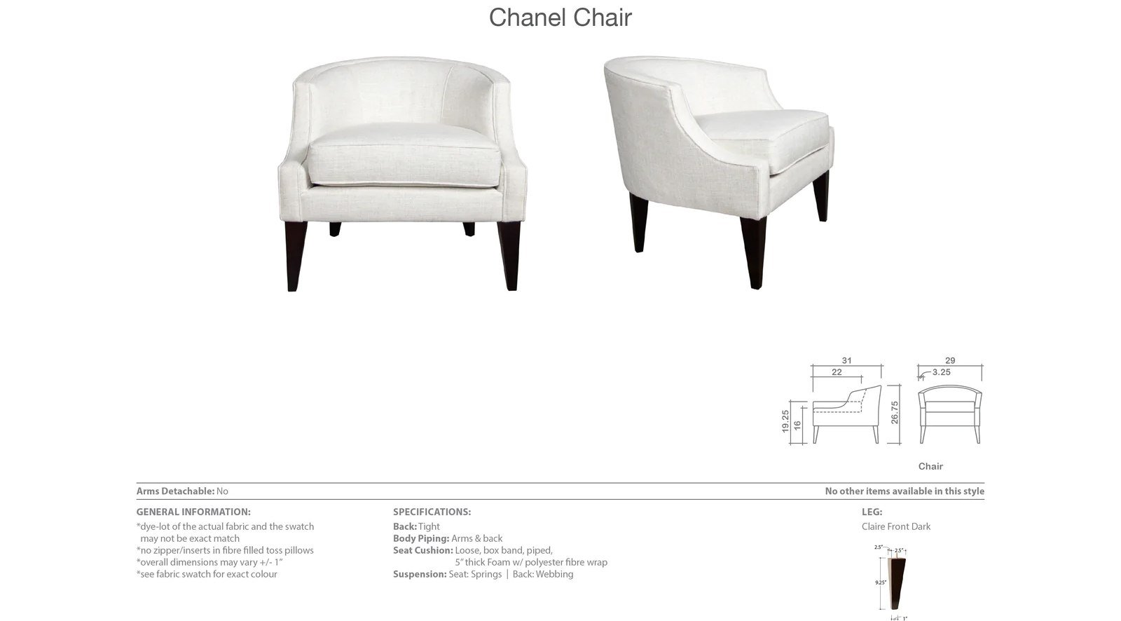 Chanel Chair - Image 4
