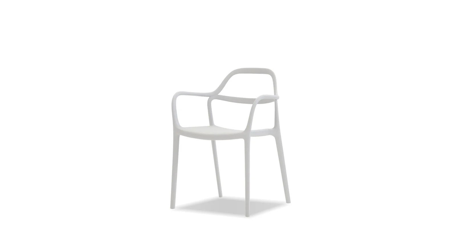 Chewie Stackable Dining Chair White - Image 2