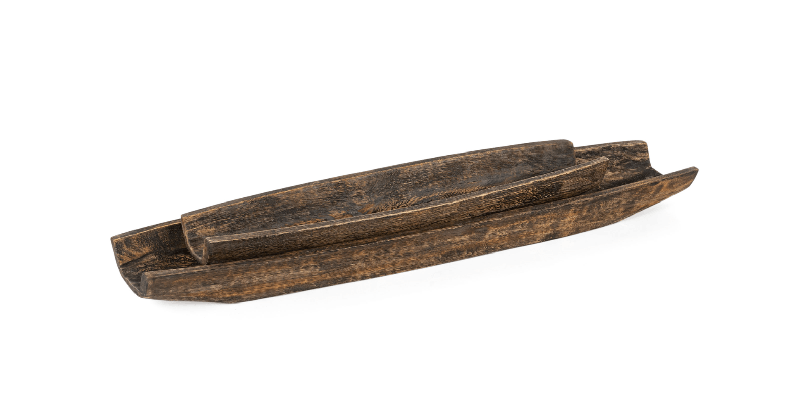 Cruz Wood Boat Trays, S2 - Image 4