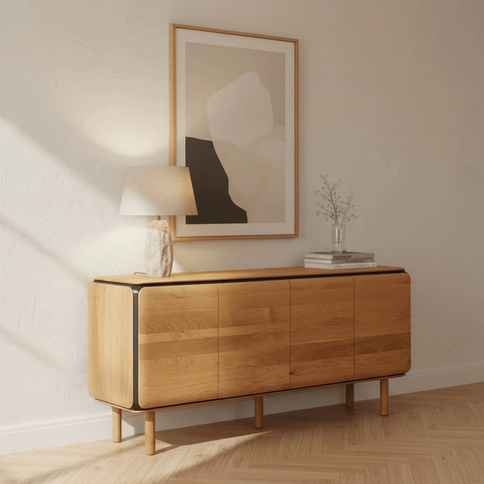 Duncan 4 Door Sideboard - Image 9