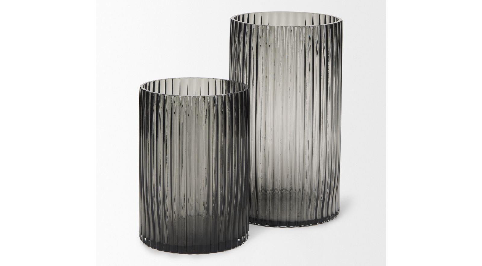 Dawn Black Glass Vase-Short - Image 3