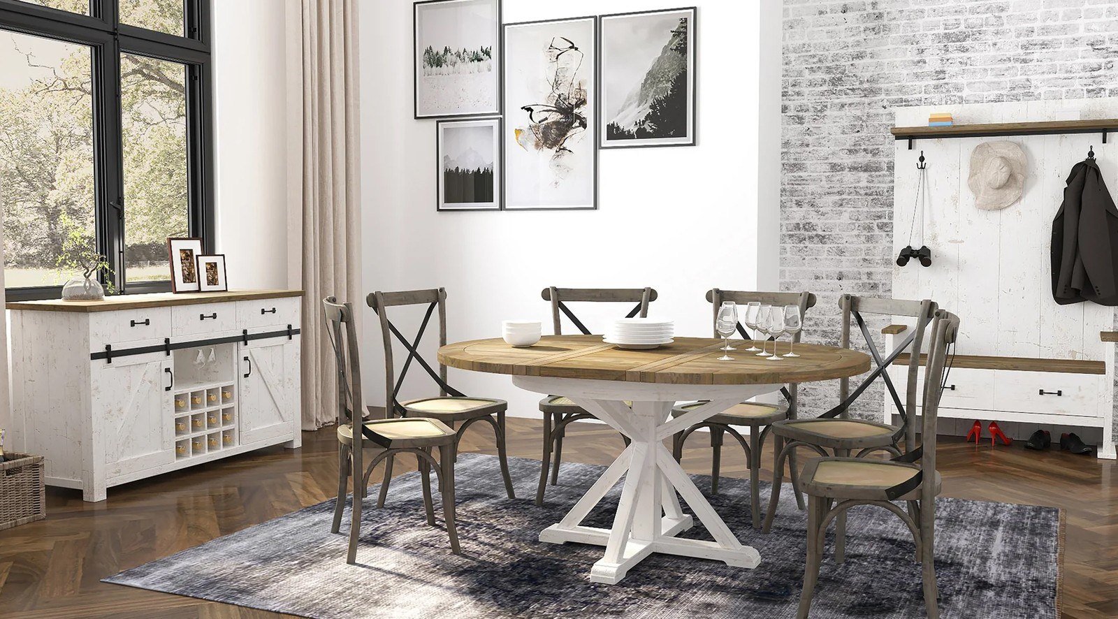 Elegance Round Extension Dining Table - Image 3