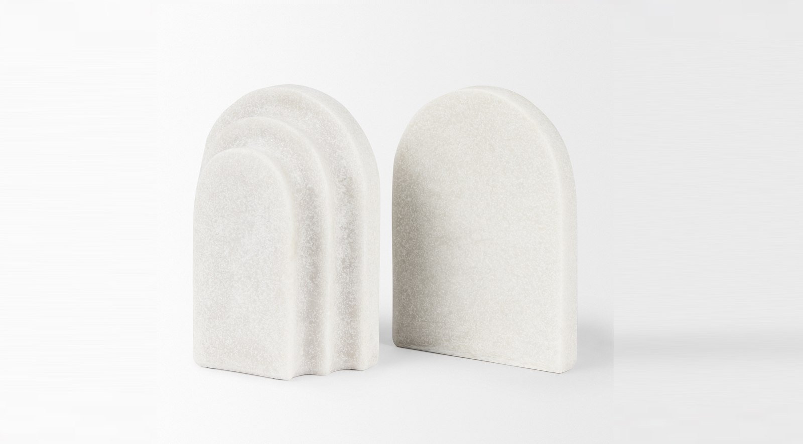 Empire Granite Bookends White - Image 2