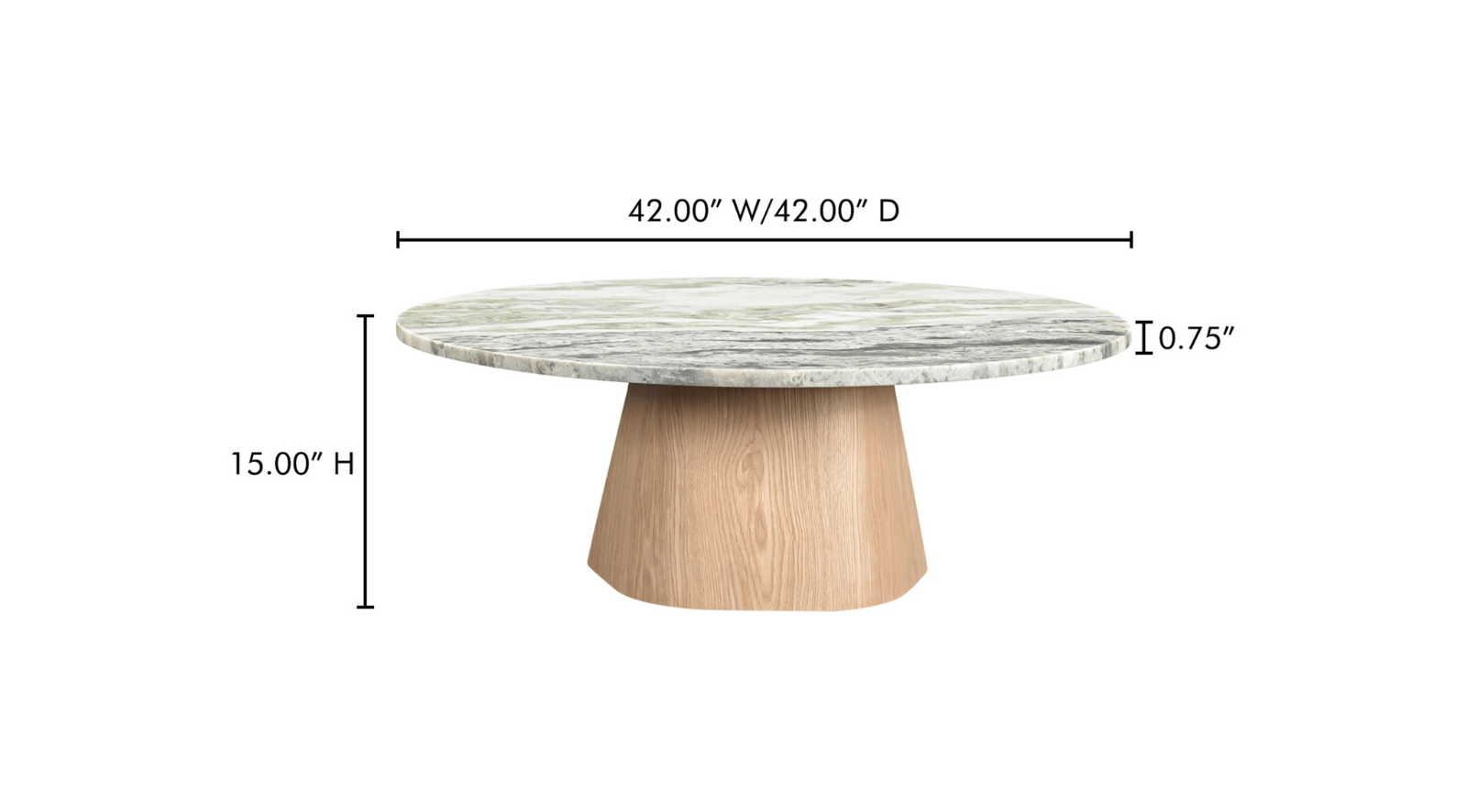 Evelyn Coffee Table-Green Marble - Image 9