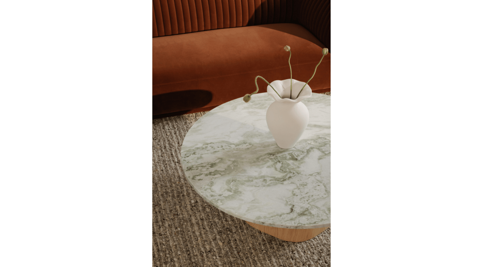 Evelyn Coffee Table-Green Marble - Image 7
