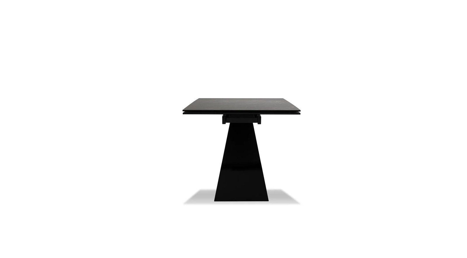 The W Double Extension Dining Table Grey - Image 4
