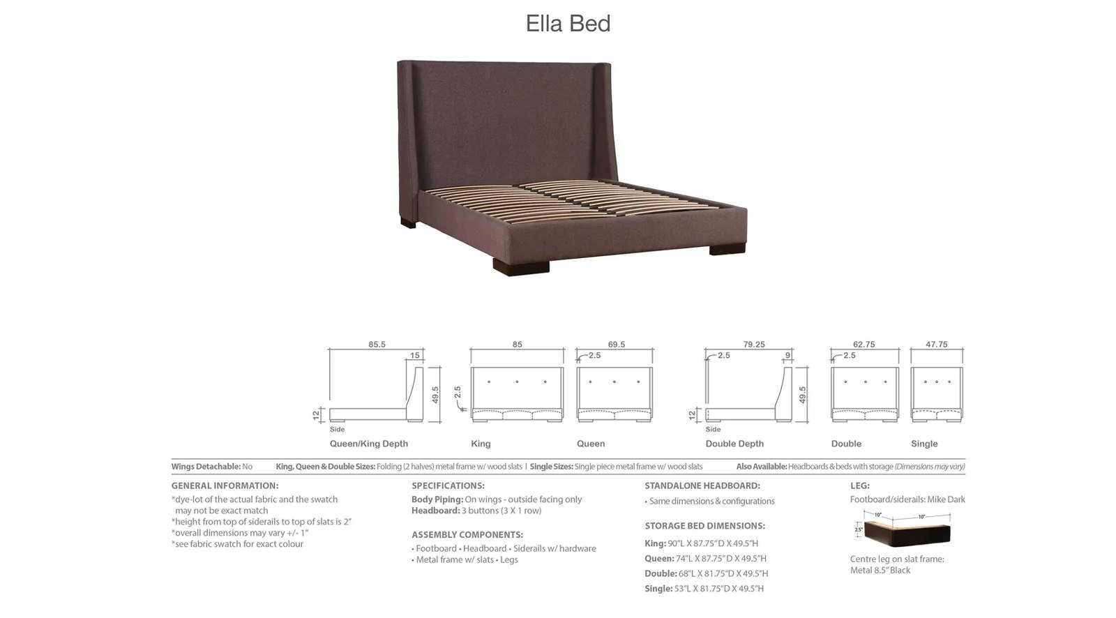 Ella Bed - Image 5