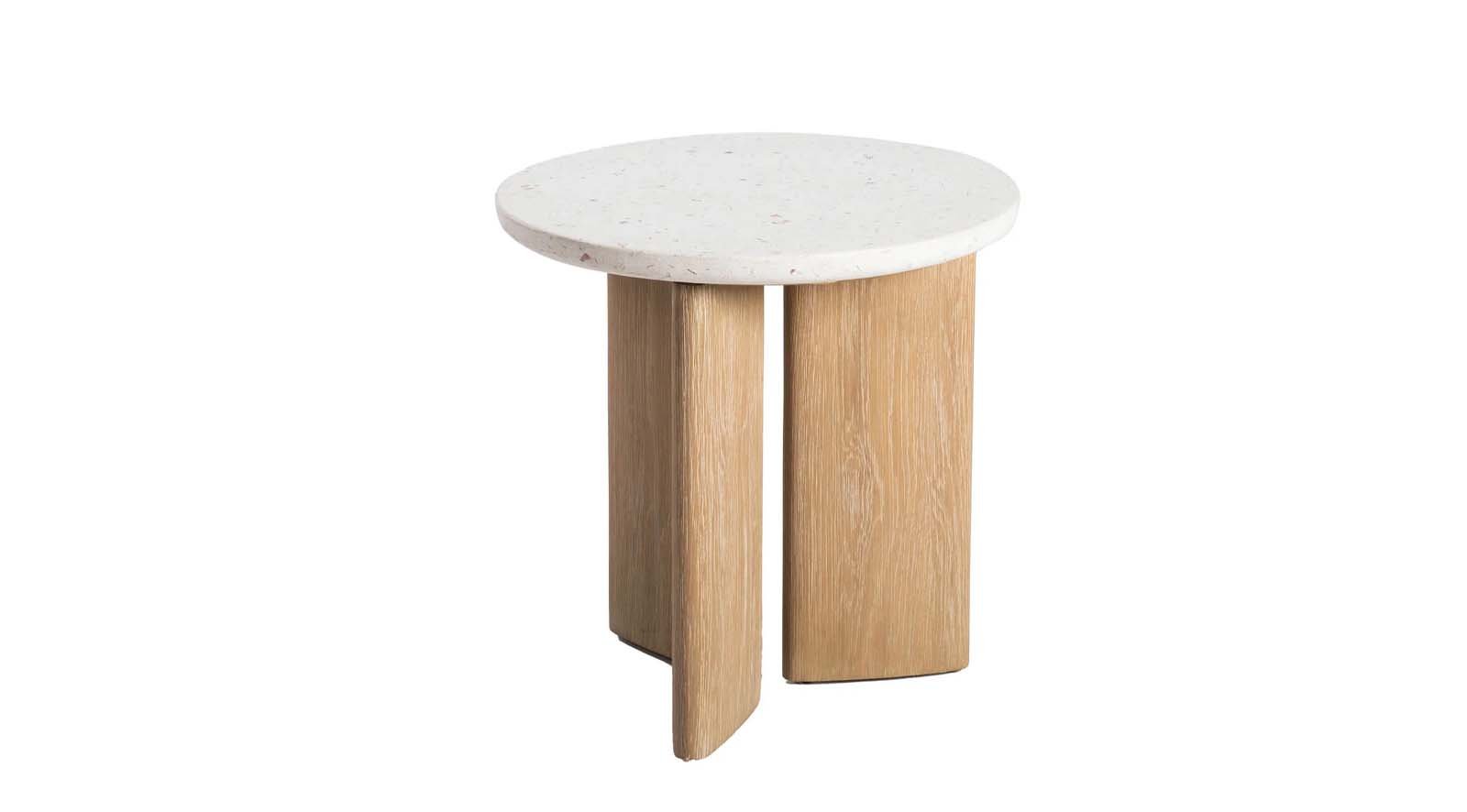 Eternity Side Table - Seashell Finish - Image 2