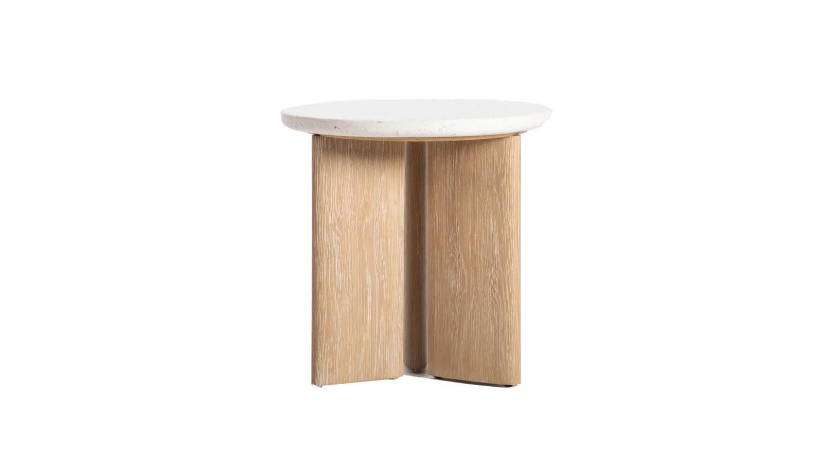 Eternity Side Table - Seashell Finish - Image 3