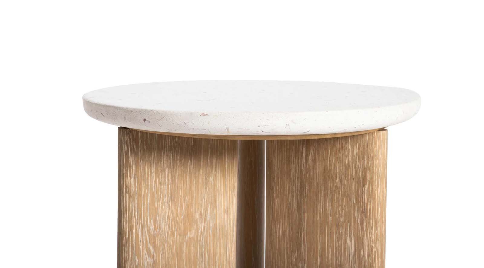 Eternity Side Table - Seashell Finish - Image 4