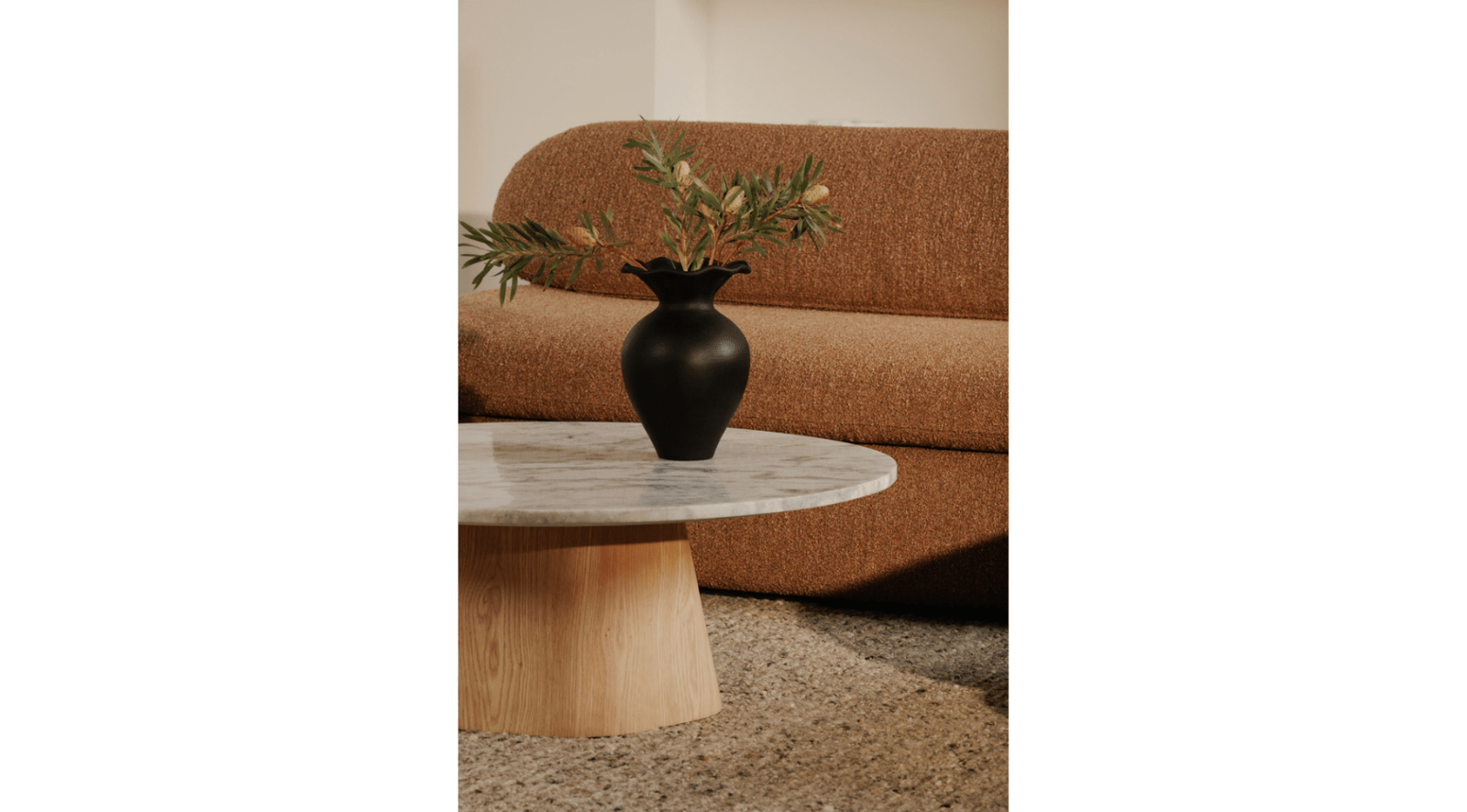 Evelyn Coffee Table-White Marble - Image 8