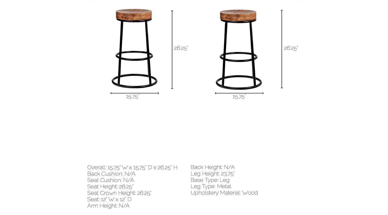 Flynn Counter Stool - Image 4