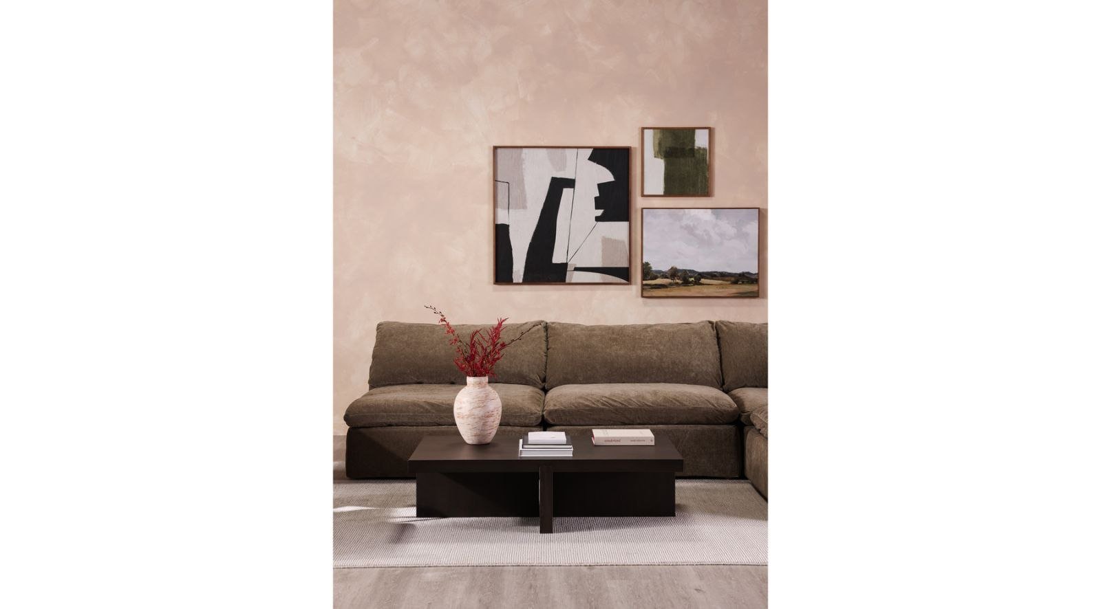Folke Rectangular Coffee Table- Dark Brown - Image 3