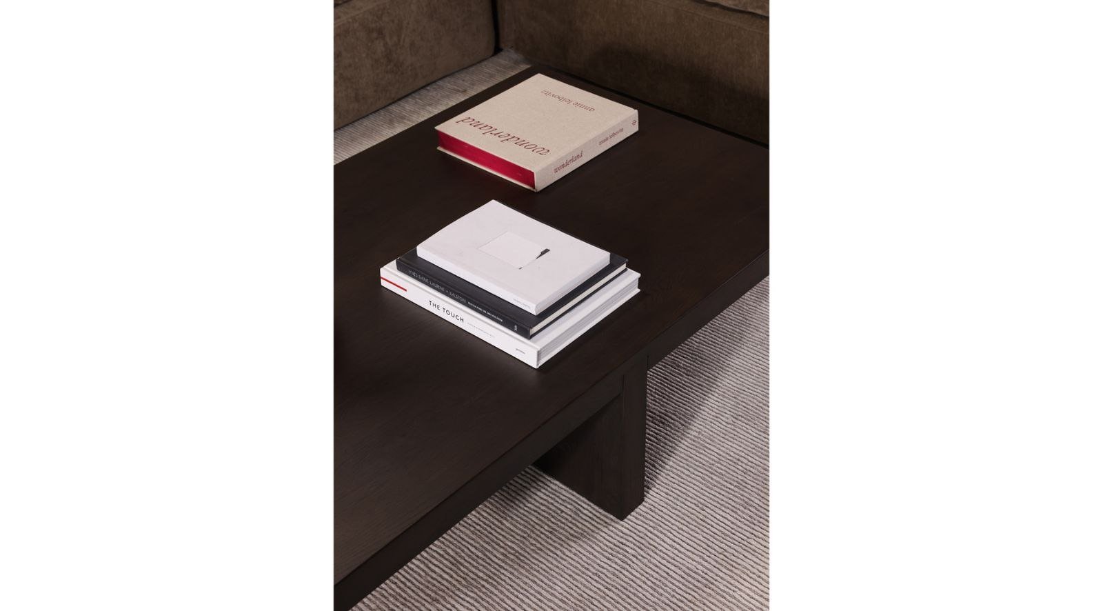 Folke Rectangular Coffee Table- Dark Brown - Image 7