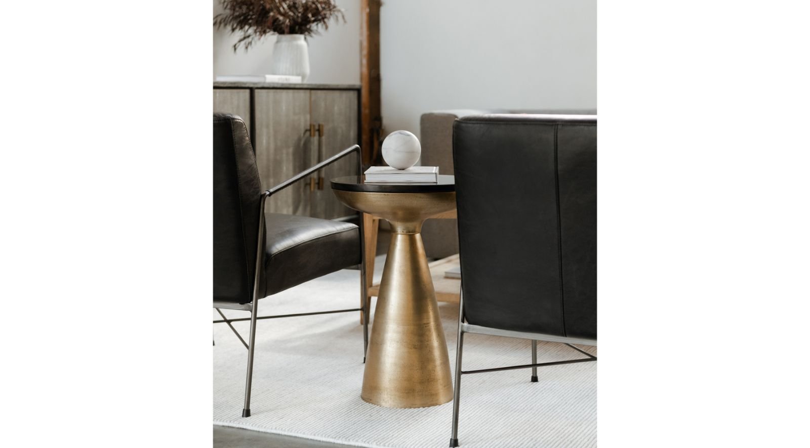Font Side Table- Brass