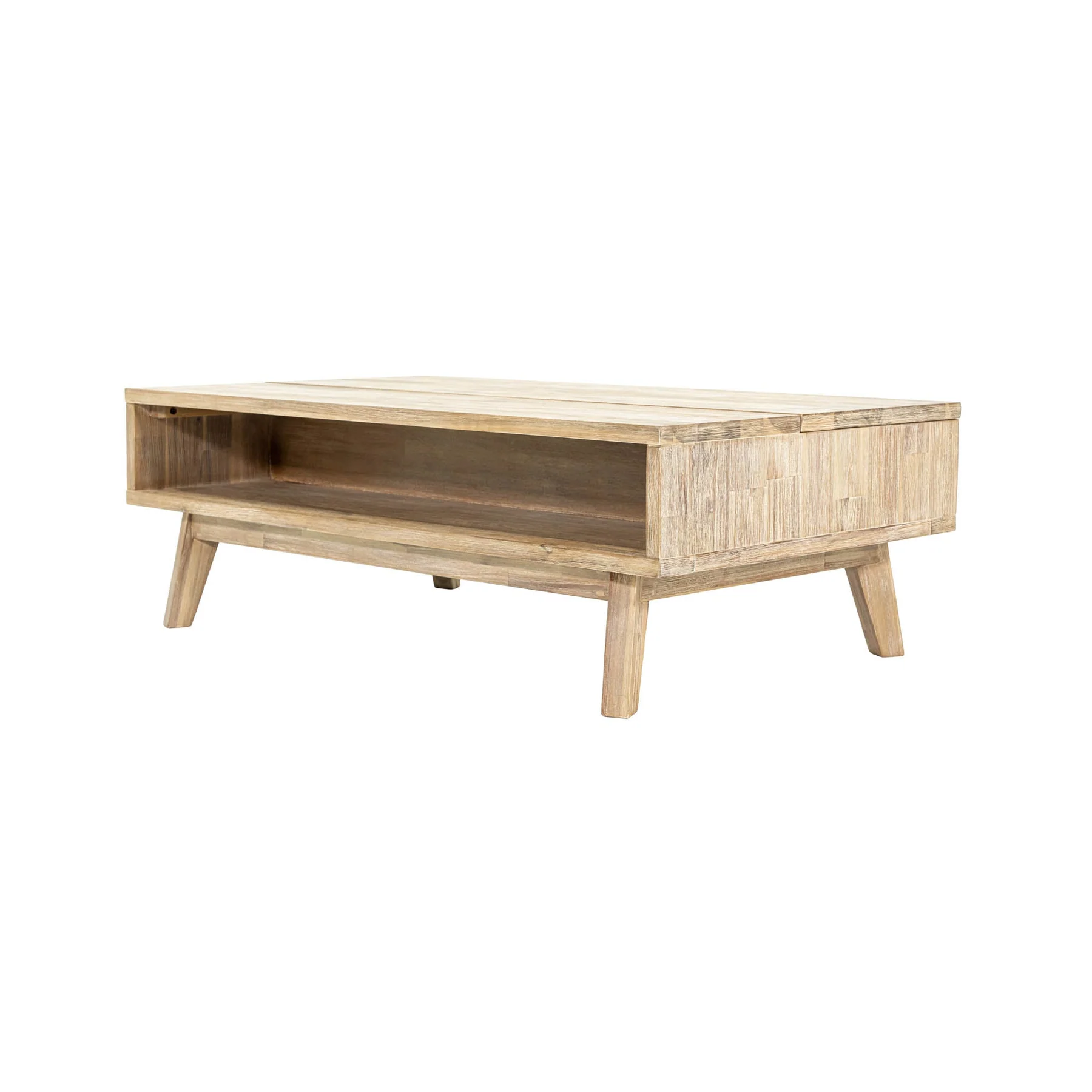 Gia Coffee Table w/ Lift Top - Light Driftwood - Image 19