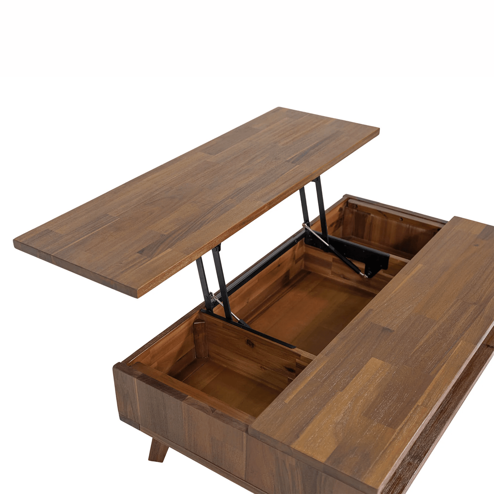 Gianni Coffee Table W/ Lift Top- Warm Pecan - Image 4