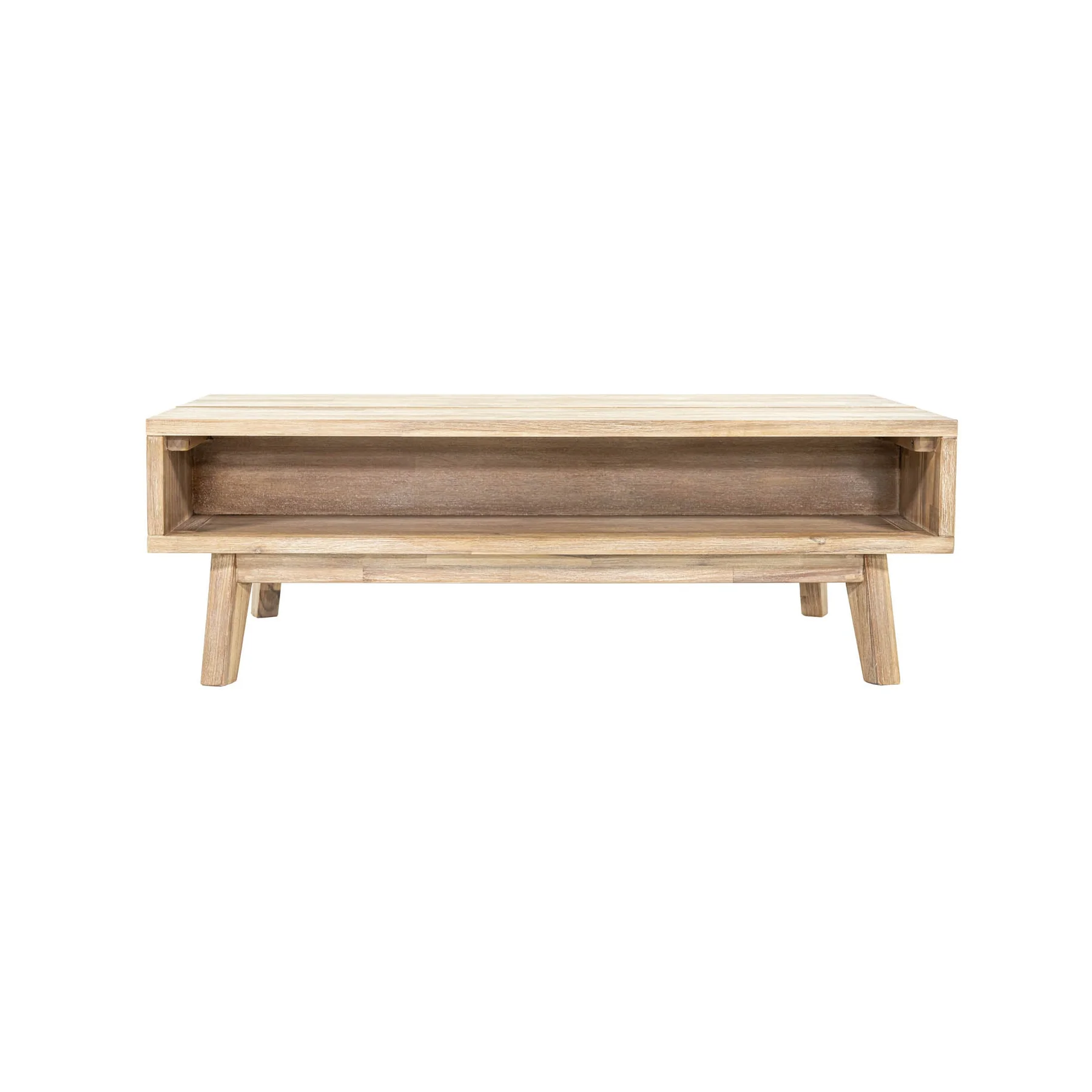 Gia Coffee Table w/ Lift Top - Light Driftwood - Image 17