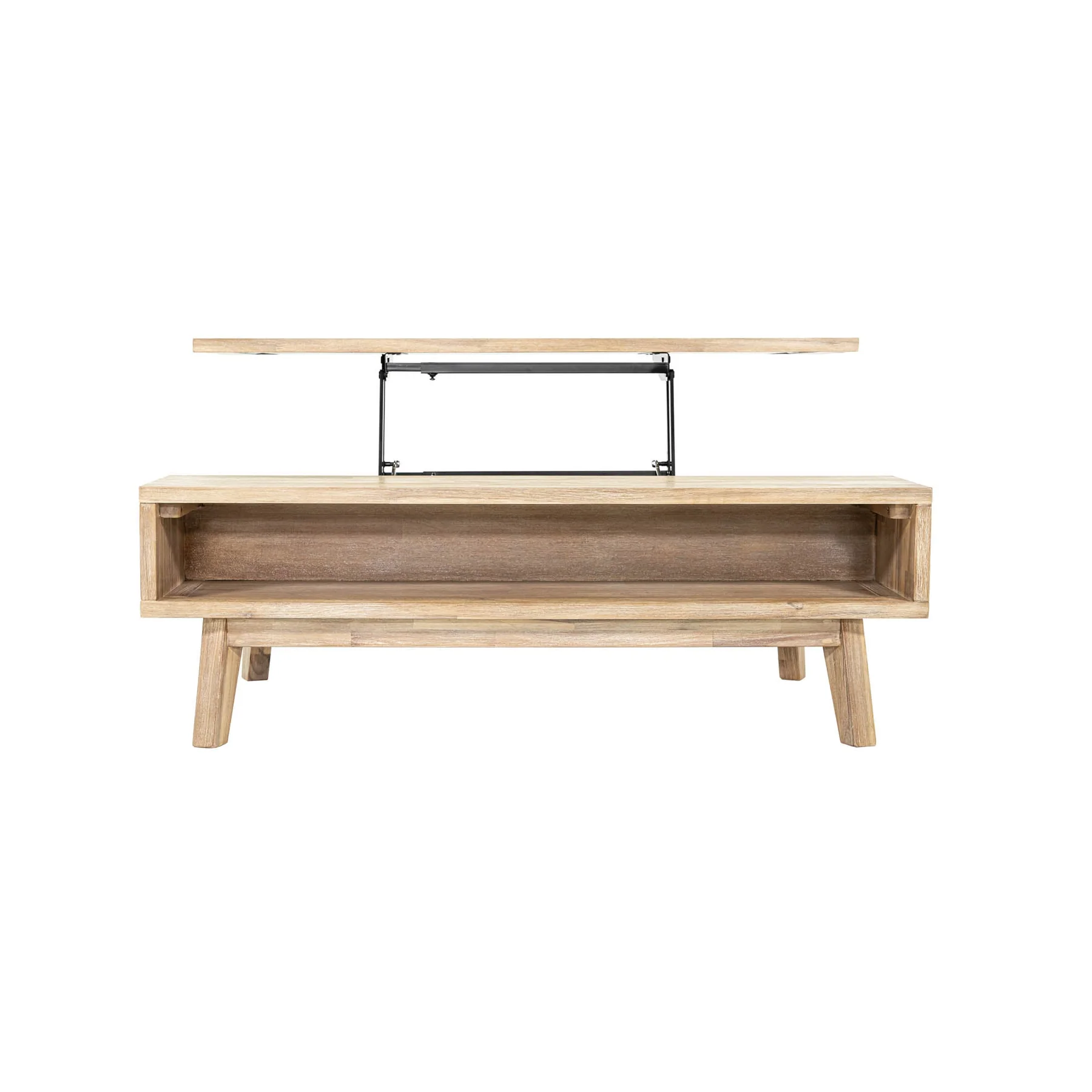 Gia Coffee Table w/ Lift Top - Light Driftwood - Image 16