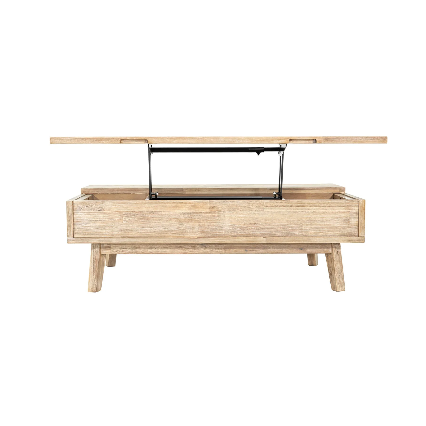 Gia Coffee Table w/ Lift Top - Light Driftwood - Image 11