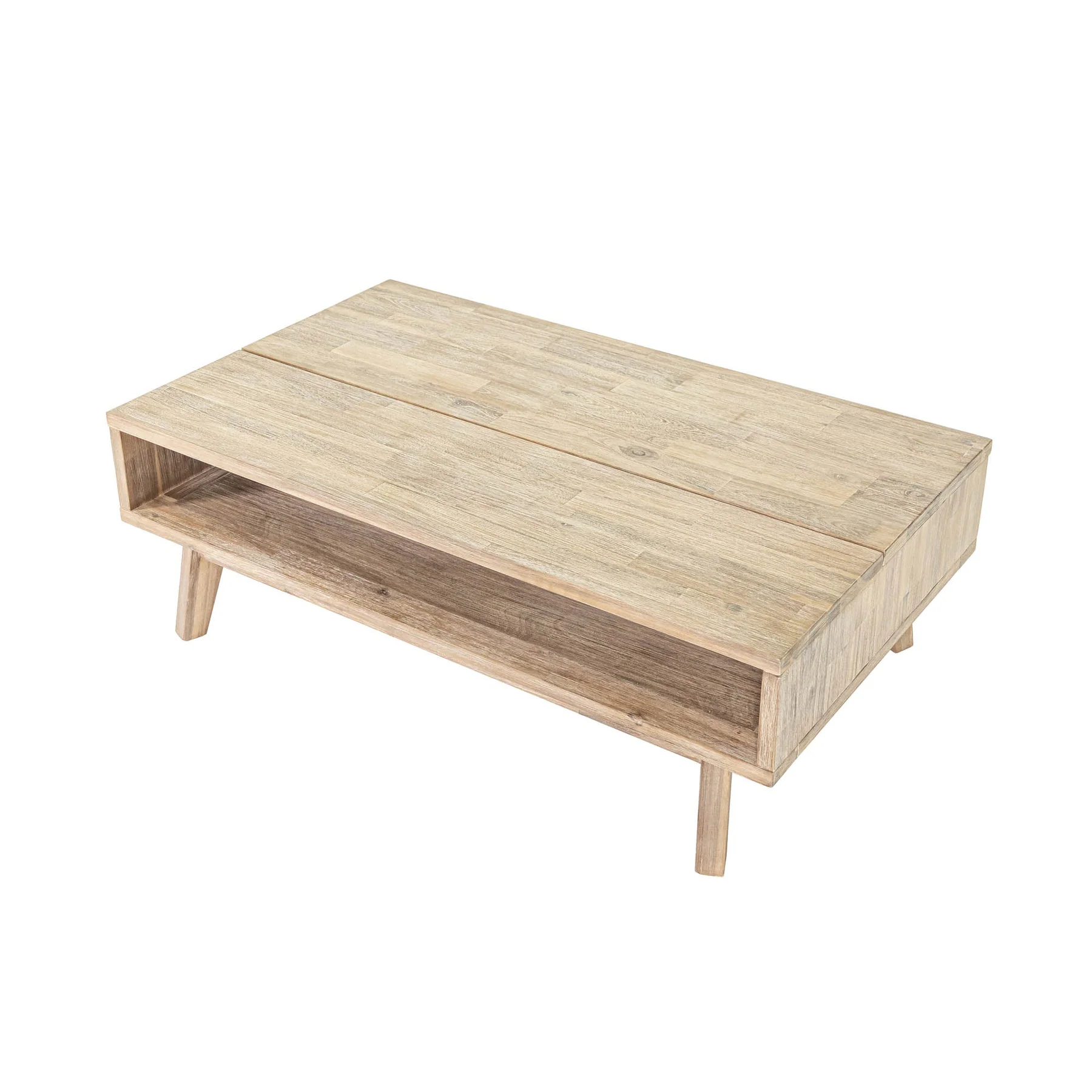 Gia Coffee Table w/ Lift Top - Light Driftwood - Image 10