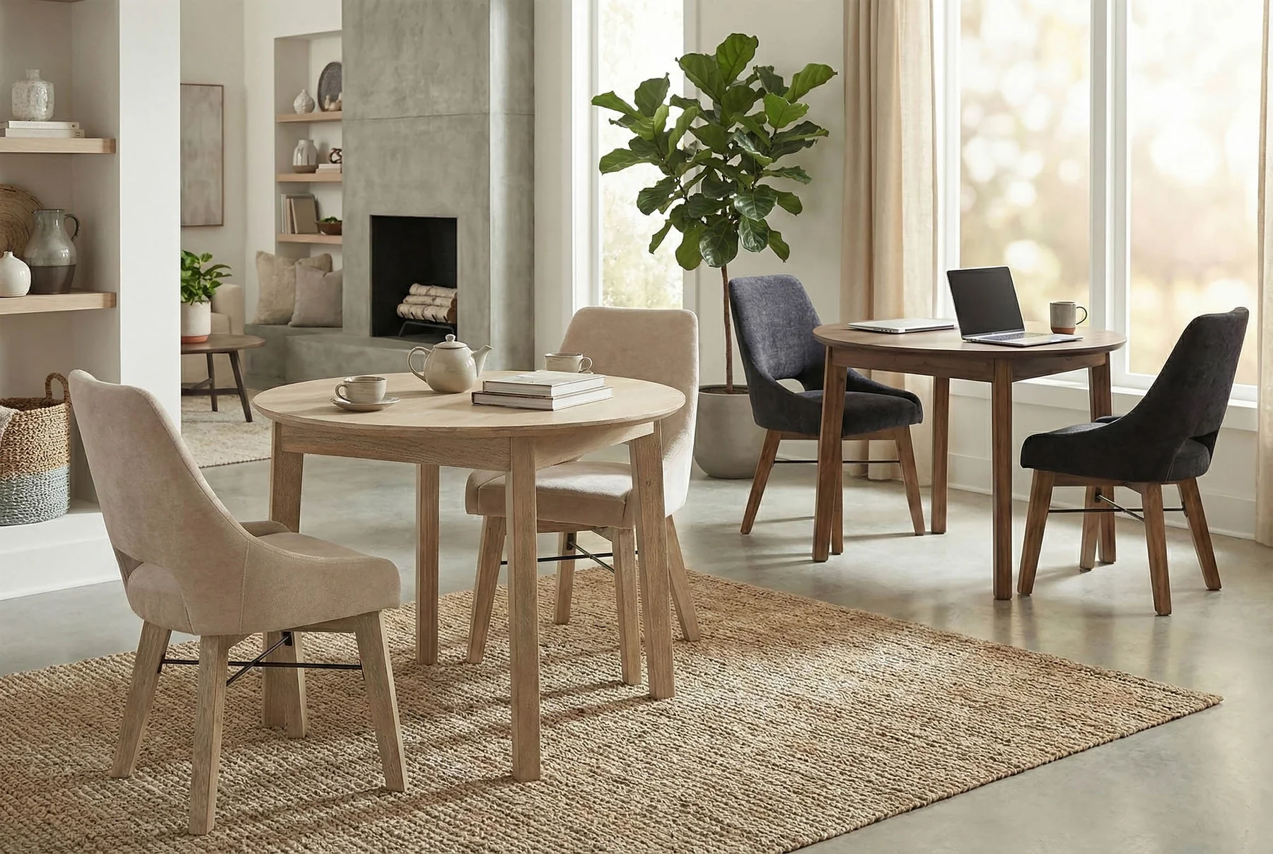 Gianni Curved Dining Chair - Image 4