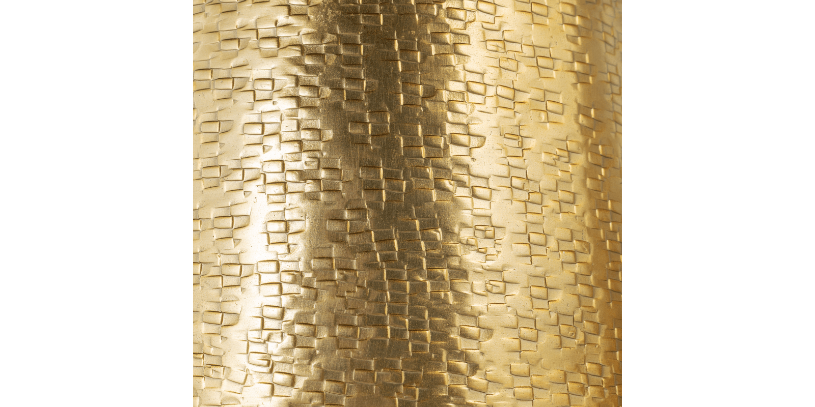 Gemma Metal Table Vase, Large Gold - Image 3
