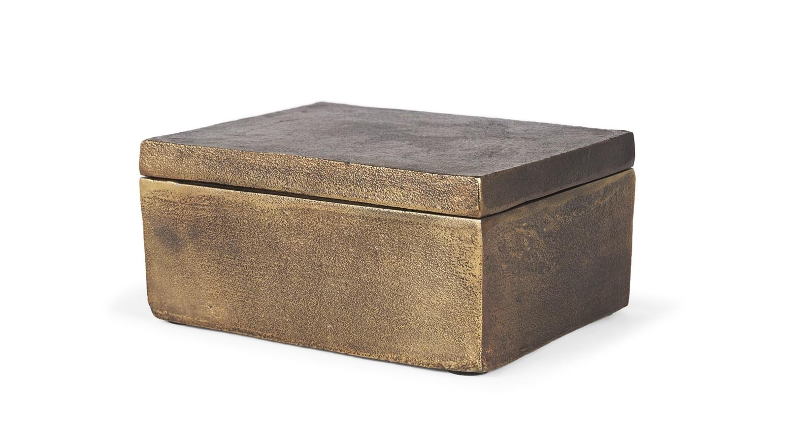 Porschia Antiqued Gold Box Large
