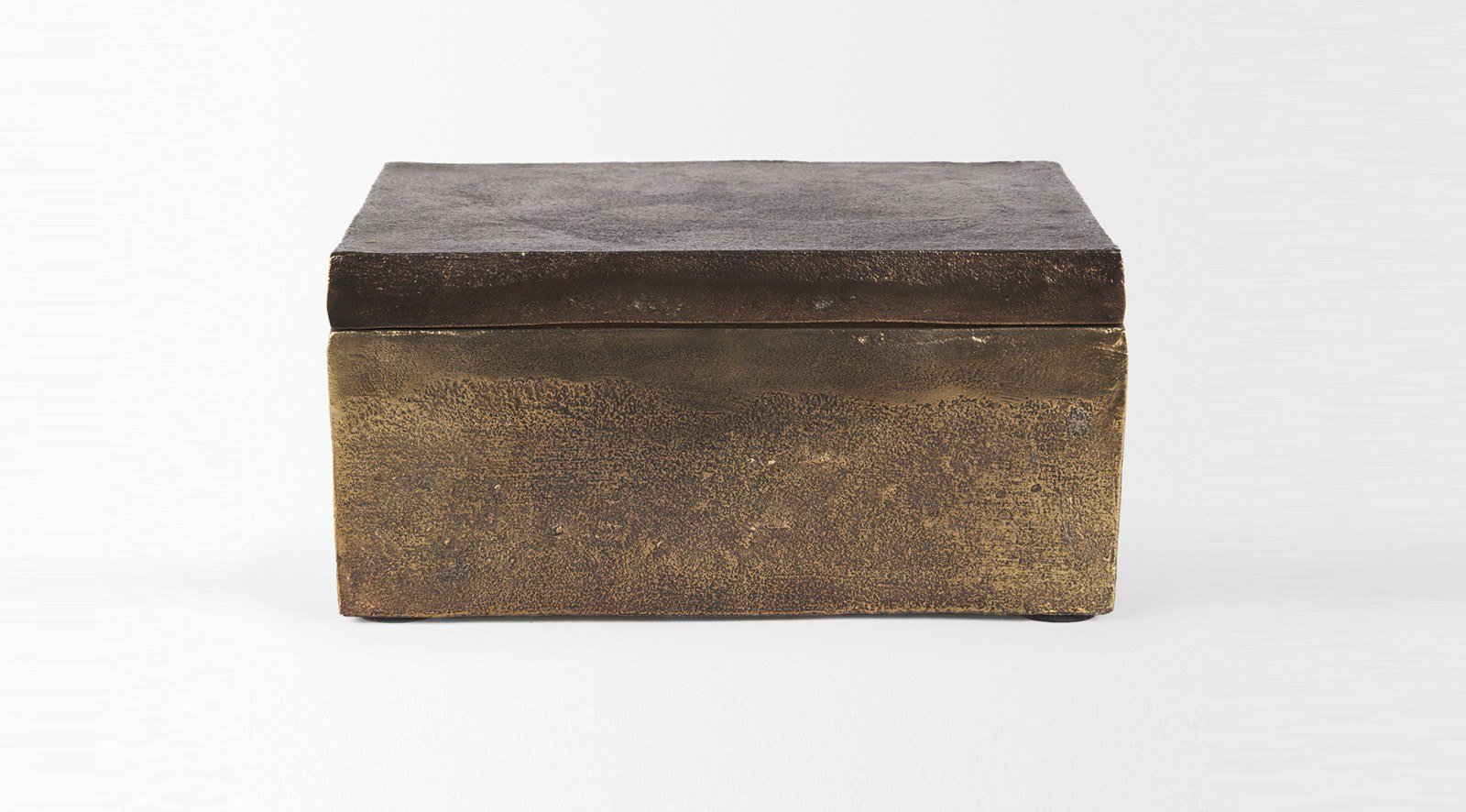 Porschia Antiqued Gold Box Large - Image 5