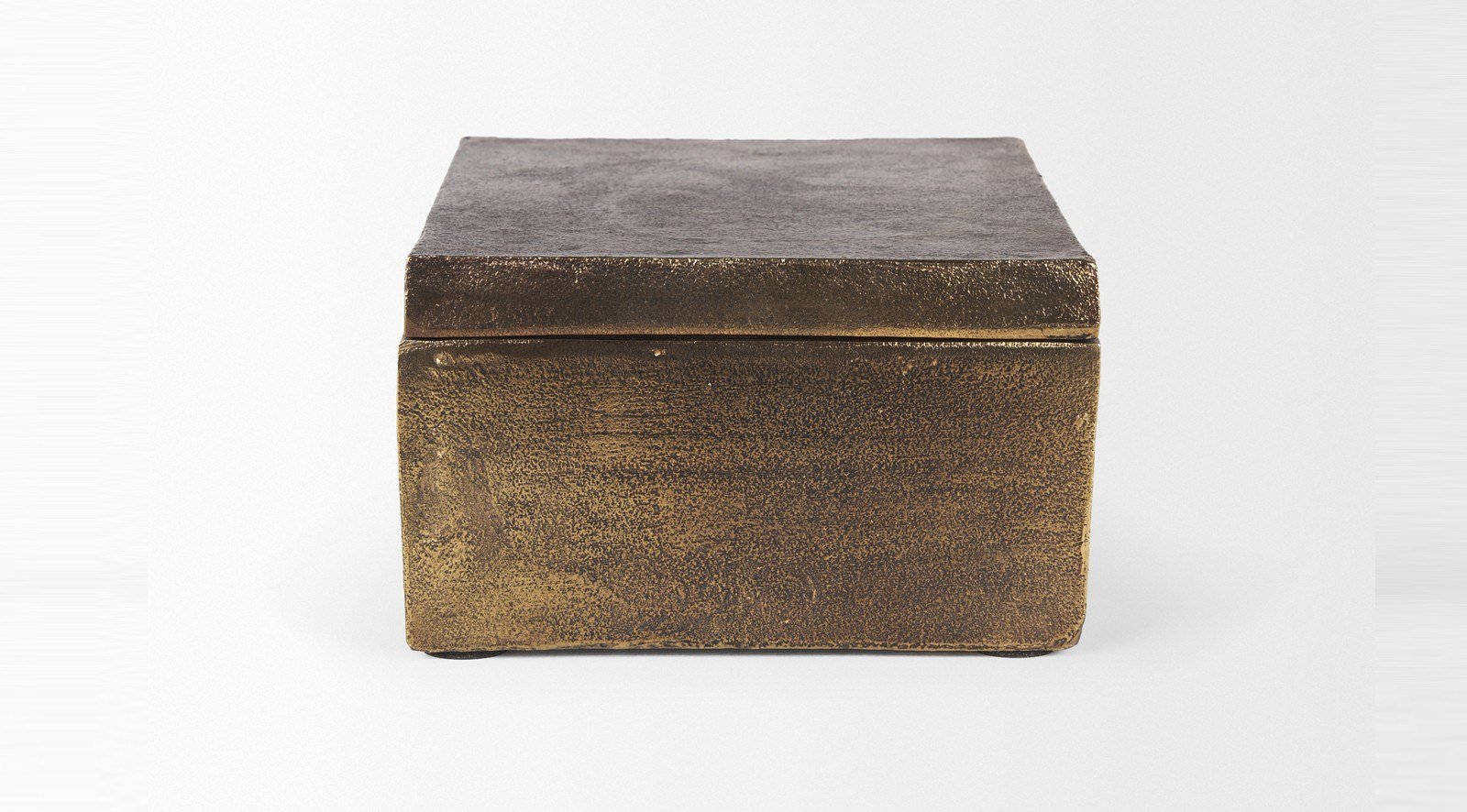 Porschia Antiqued Gold Box Large - Image 3