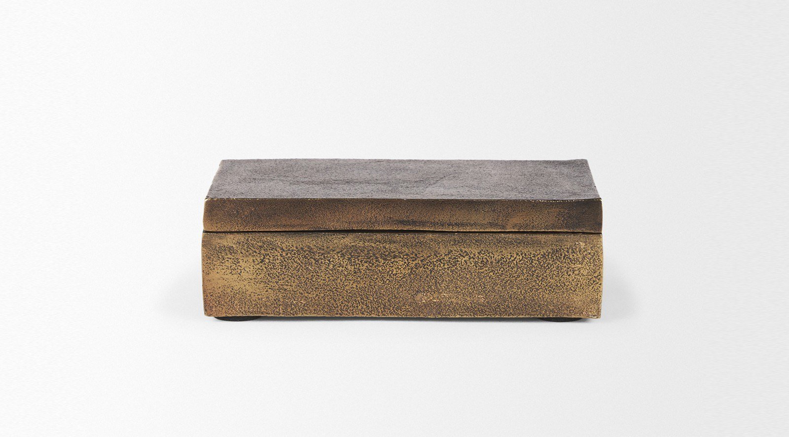 Porschia Antiqued Gold Box Small - Image 4