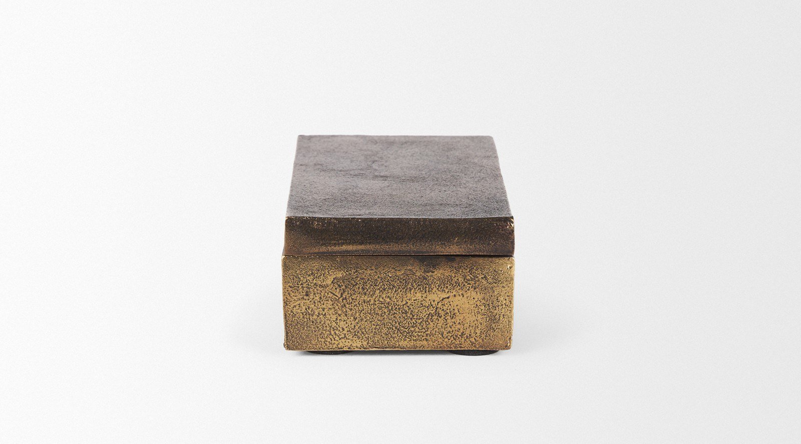 Porschia Antiqued Gold Box Small - Image 2