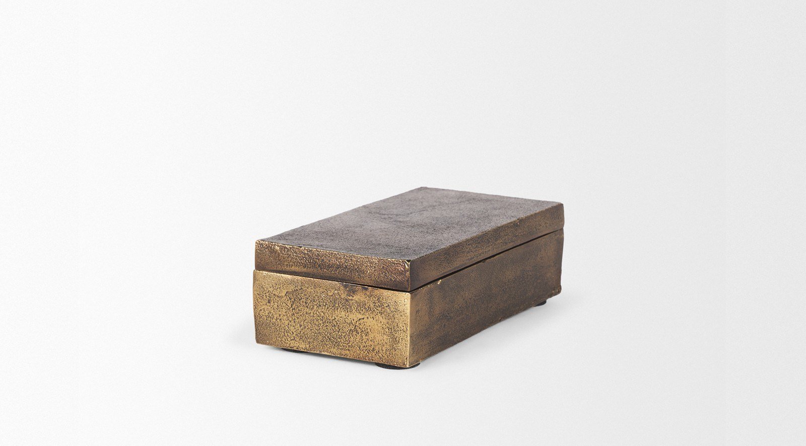 Porschia Antiqued Gold Box Small - Image 3