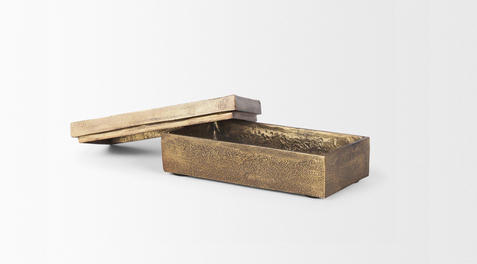 Porschia Antiqued Gold Box Small - Image 7