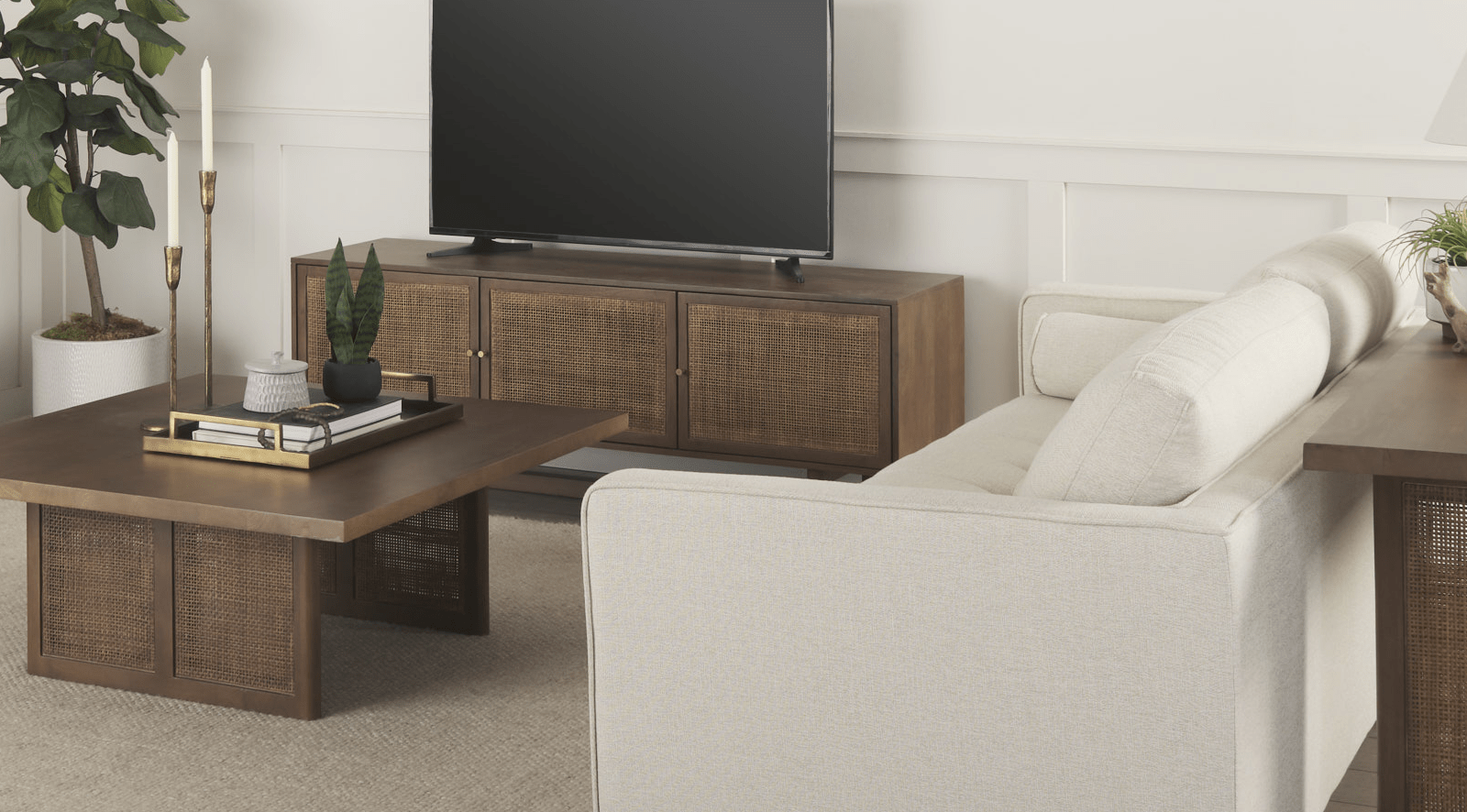 Grier Console Table-MEDIUM BROWN - Image 6