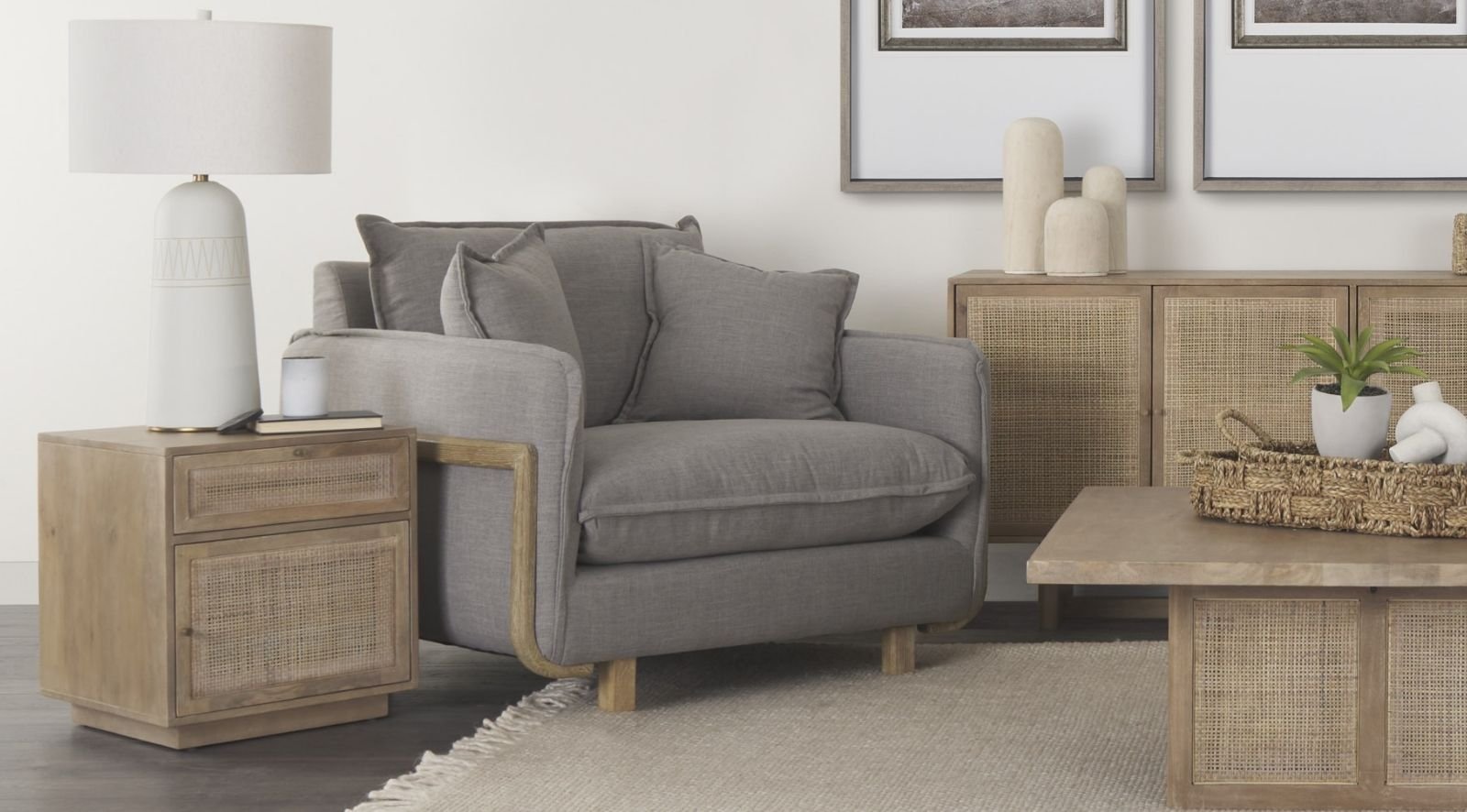 Grier Light Brown Side Table - Image 7