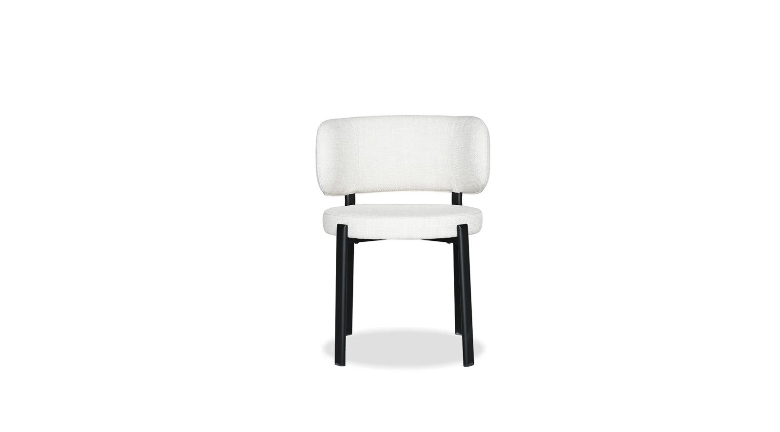 Lily Dining Chair- Alabaster Hopsack - Image 4