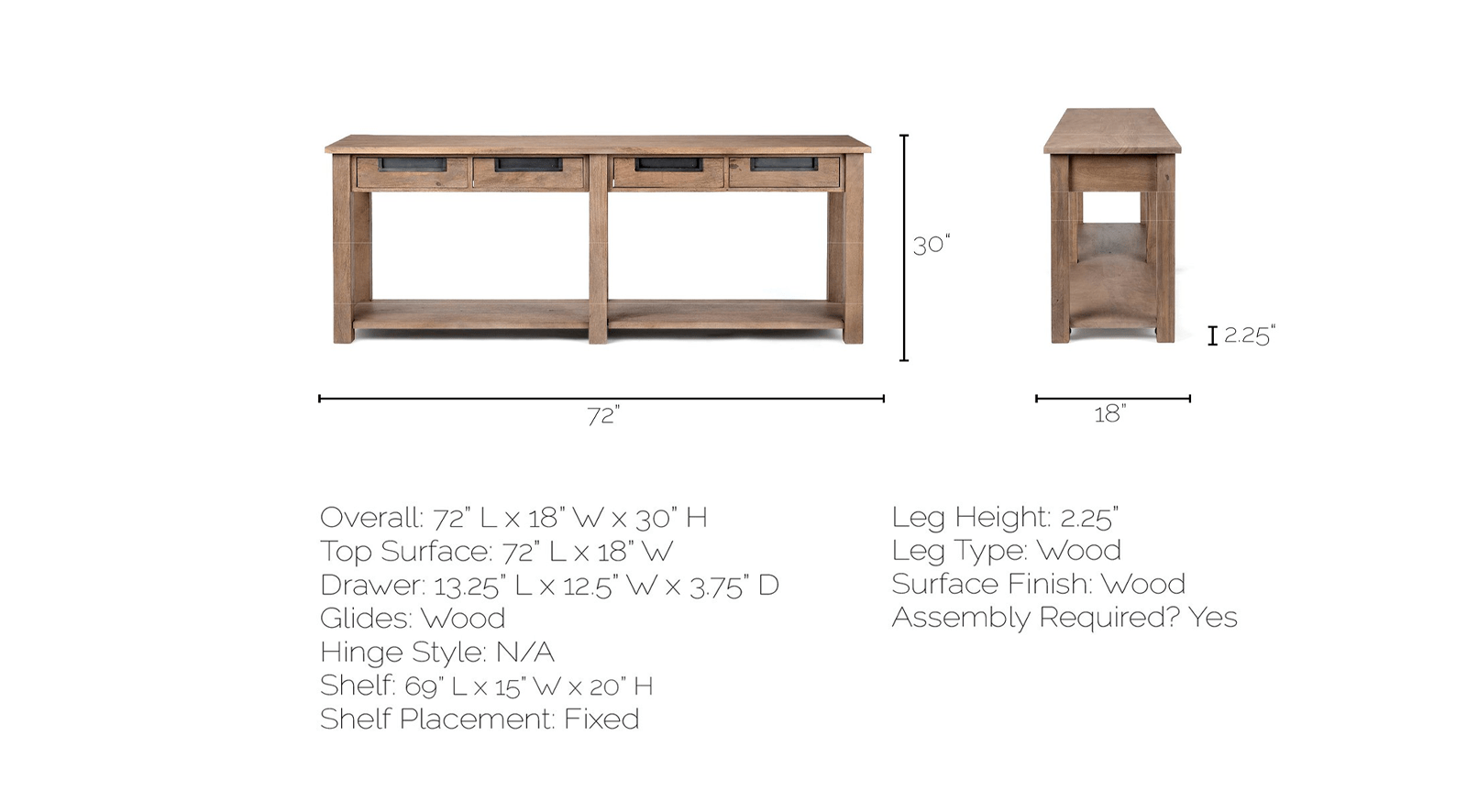 Harrelson III - Console Table - Image 4