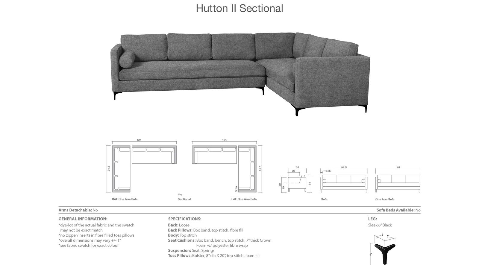 Hutton Sofa - Image 9