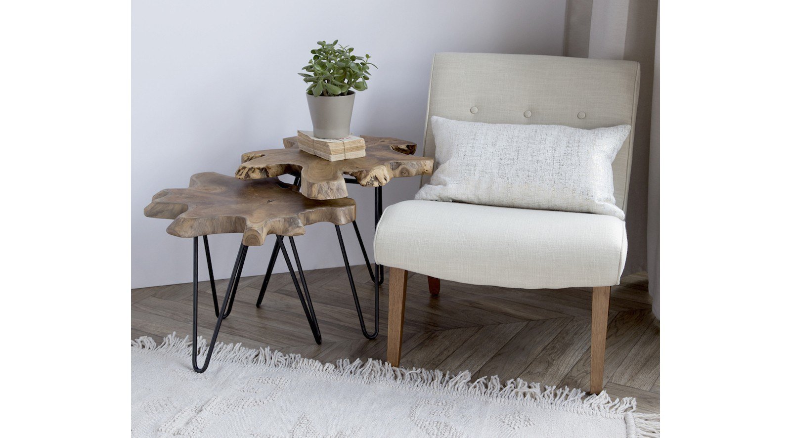 Kayu Hairpin Nesting Table – Large - Image 9