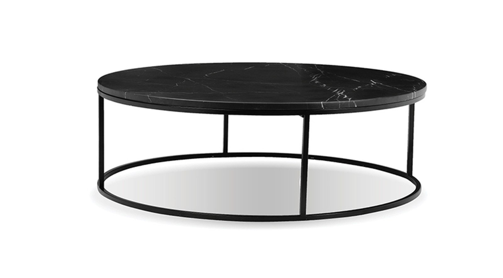 Onix Round Coffee Table Black