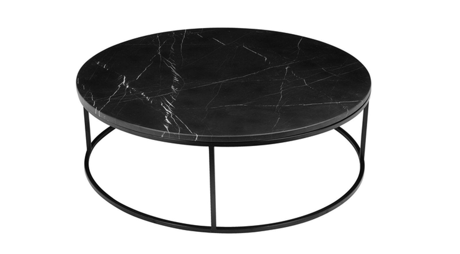 Onix Round Coffee Table Black - Image 3