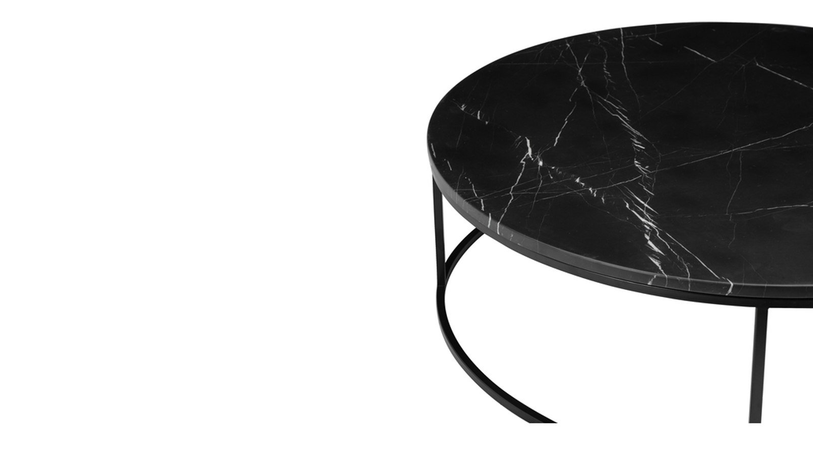 Onix Round Coffee Table Black - Image 4