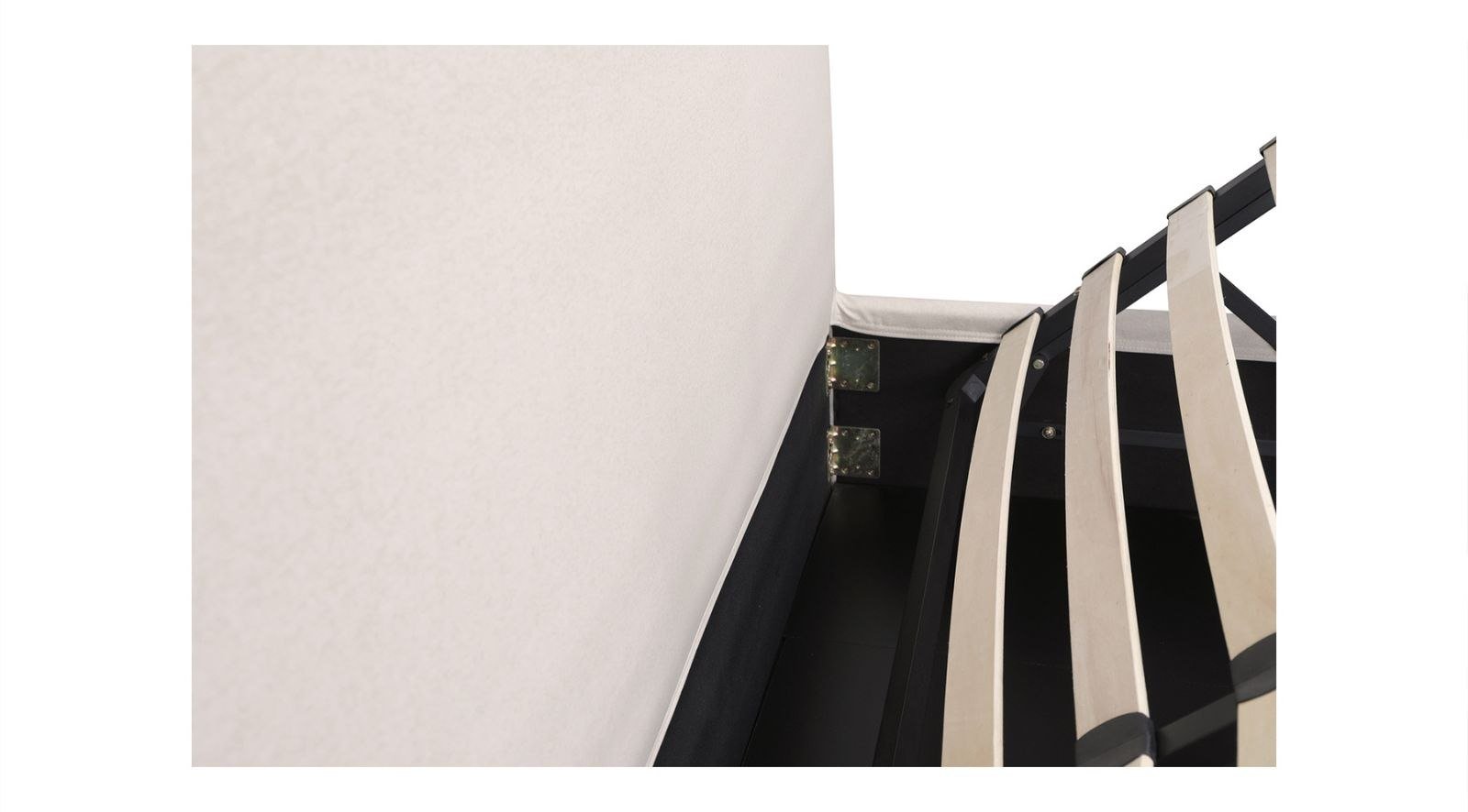 JOAN KING STORAGE BED- CREAM - Image 8