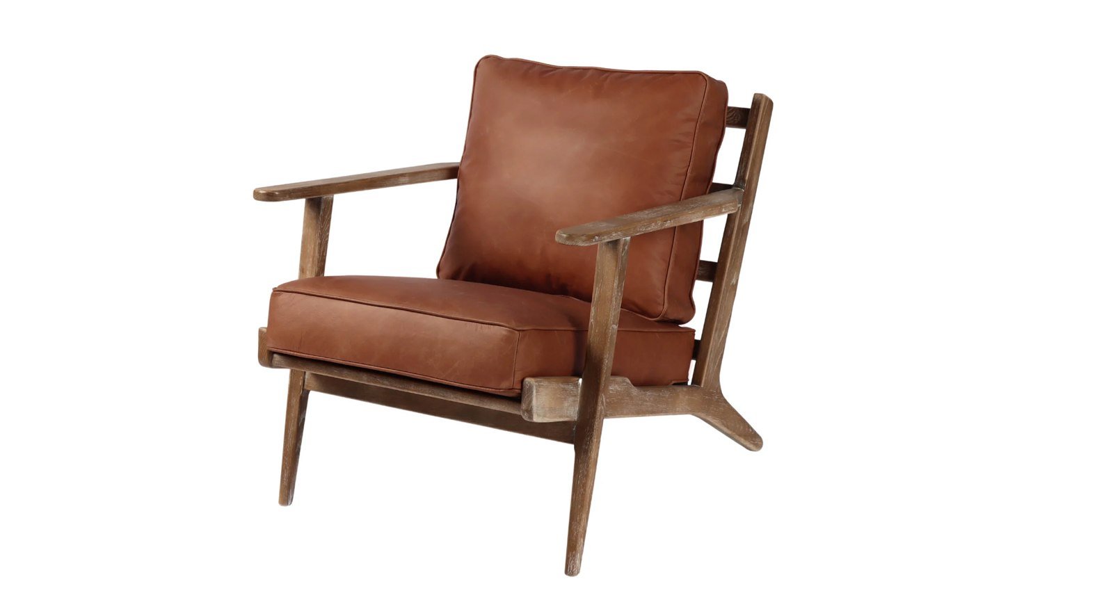 Lunar Armchair Saddle Brown