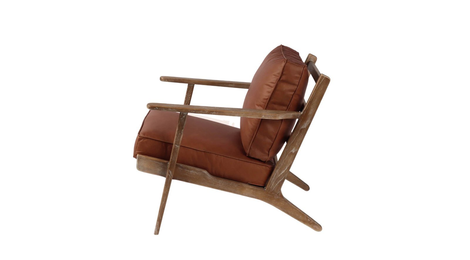Lunar Armchair Saddle Brown - Image 5