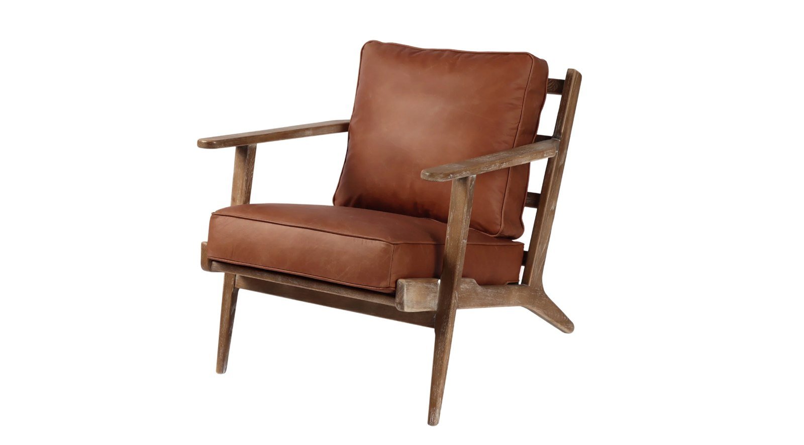 Lunar Armchair Saddle Brown - Image 2