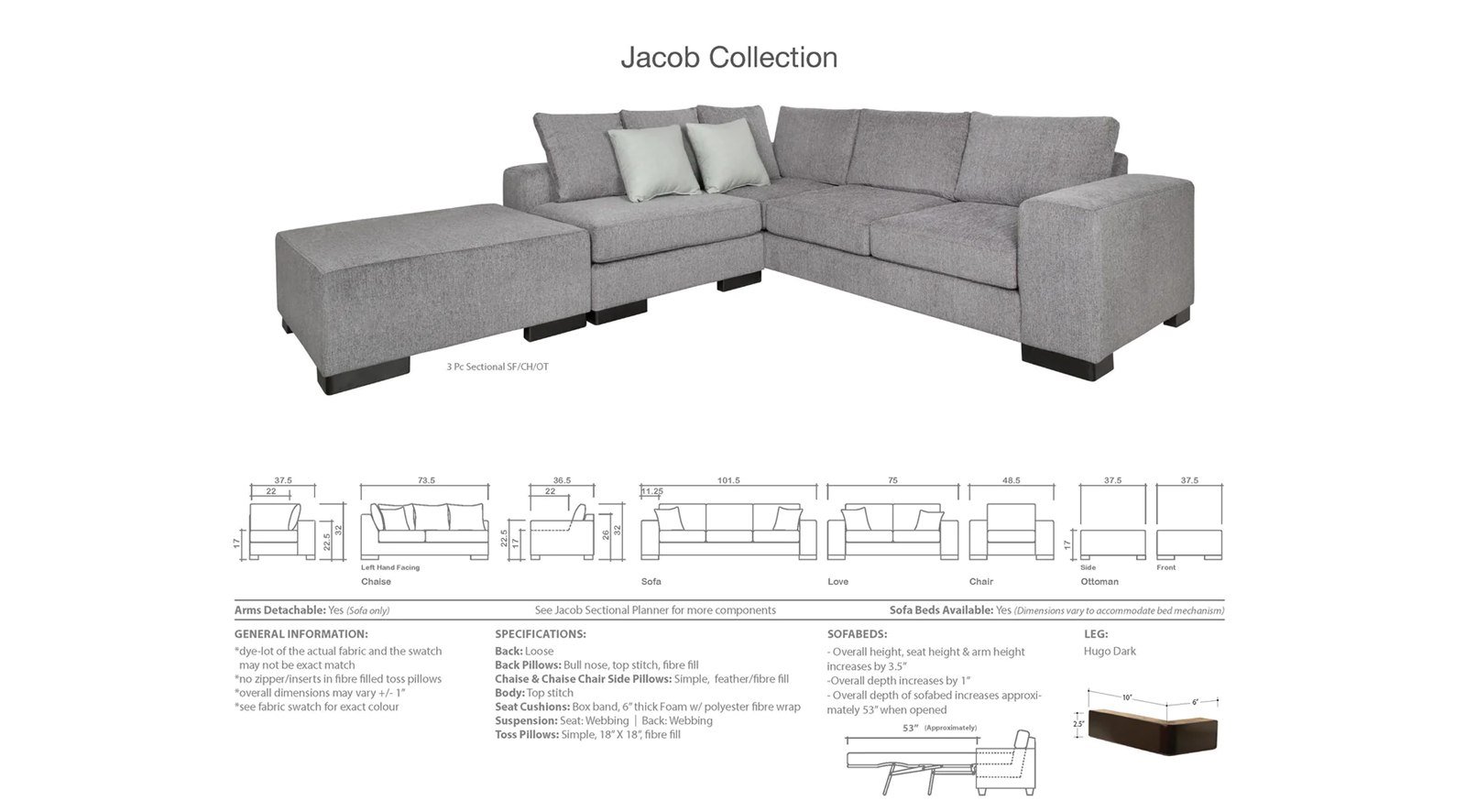 Jacob II Sofa - Image 7
