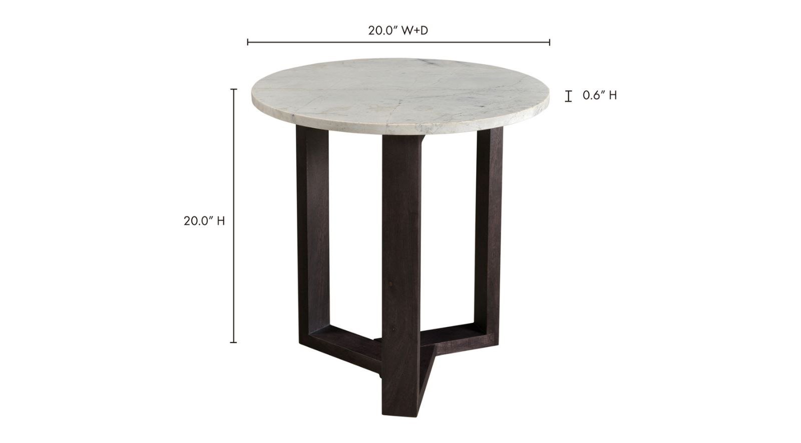 Jinxx Side Table- Charcoal - Image 5