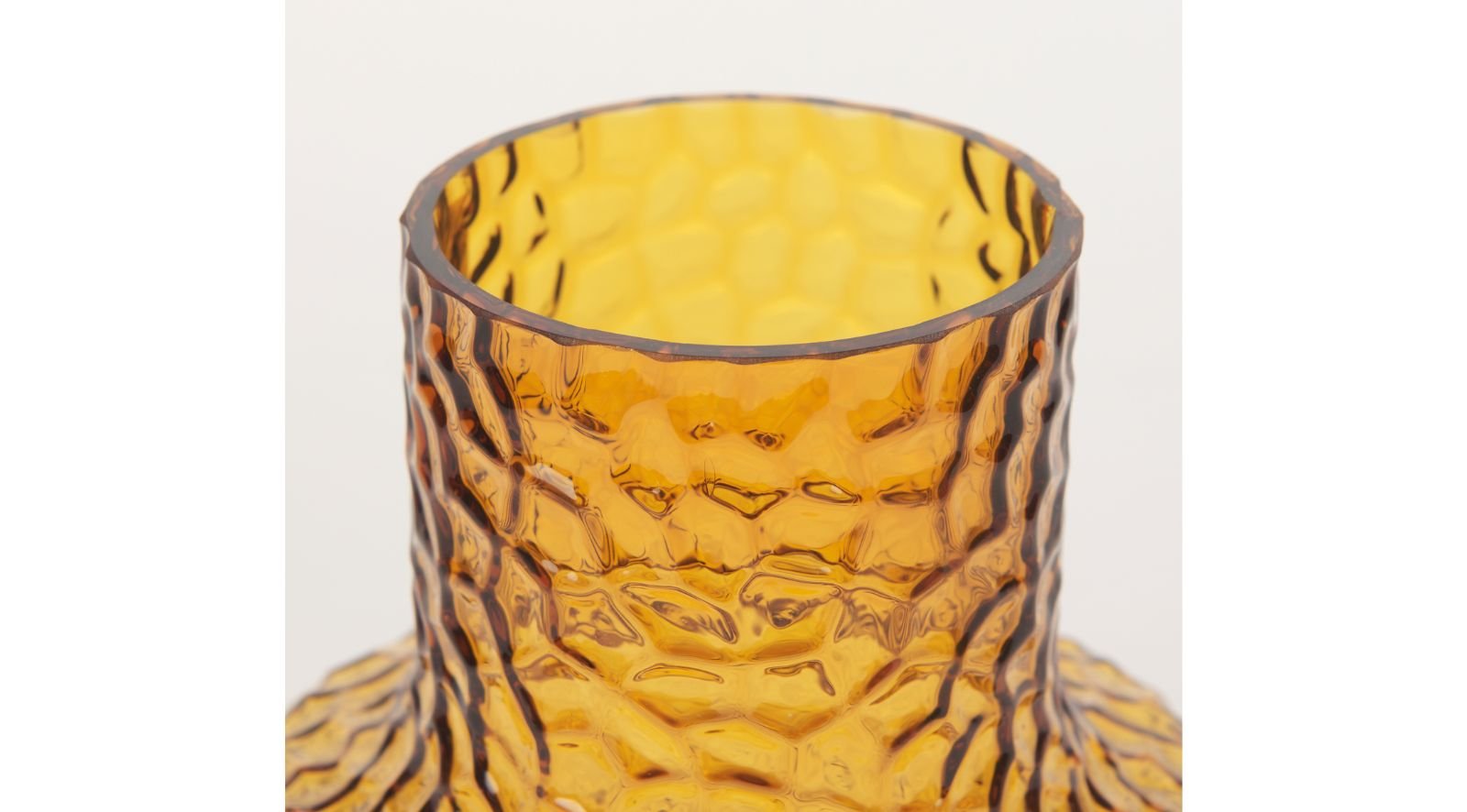 Jolene Amber Glass Vase-Short - Image 7